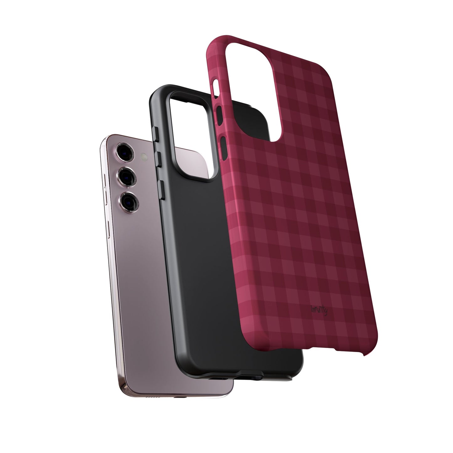 Pomegranate Gingam Phone Case