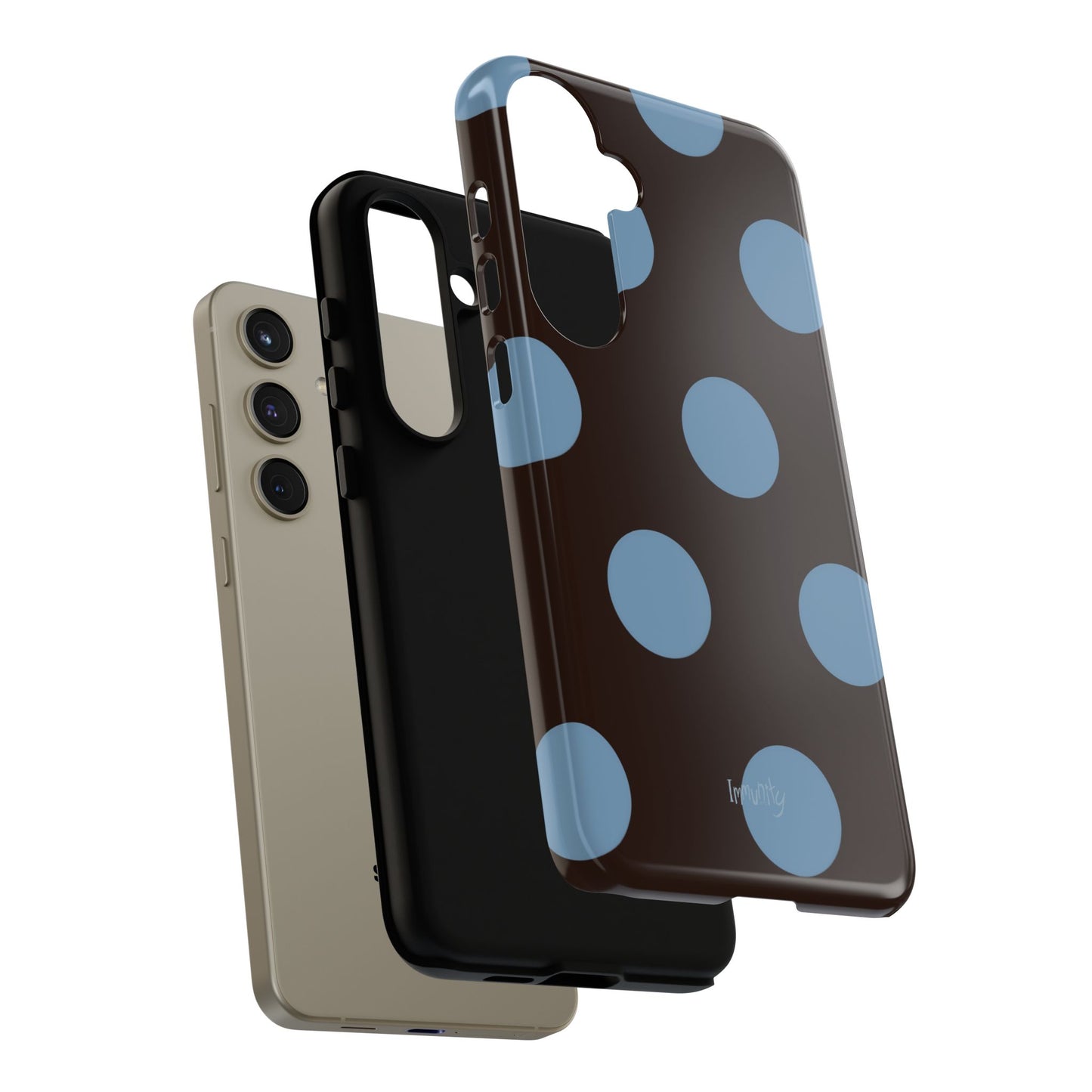 Big Blue Polka Dot Phone Case