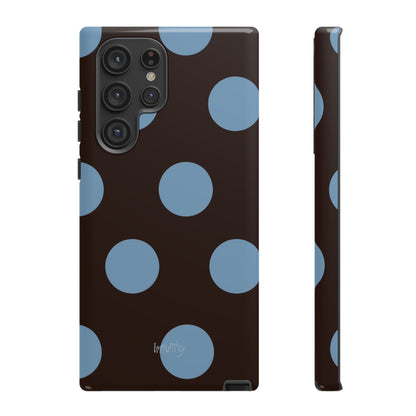 Big Blue Polka Dot Phone Case