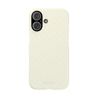Mini Polka Dot (Blue) Snap Phone Case