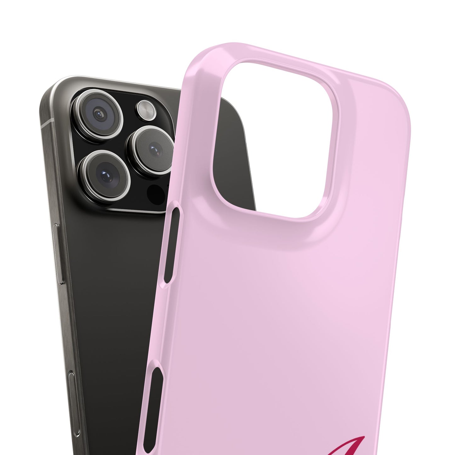 Initial (Pink) Snap Phone Case