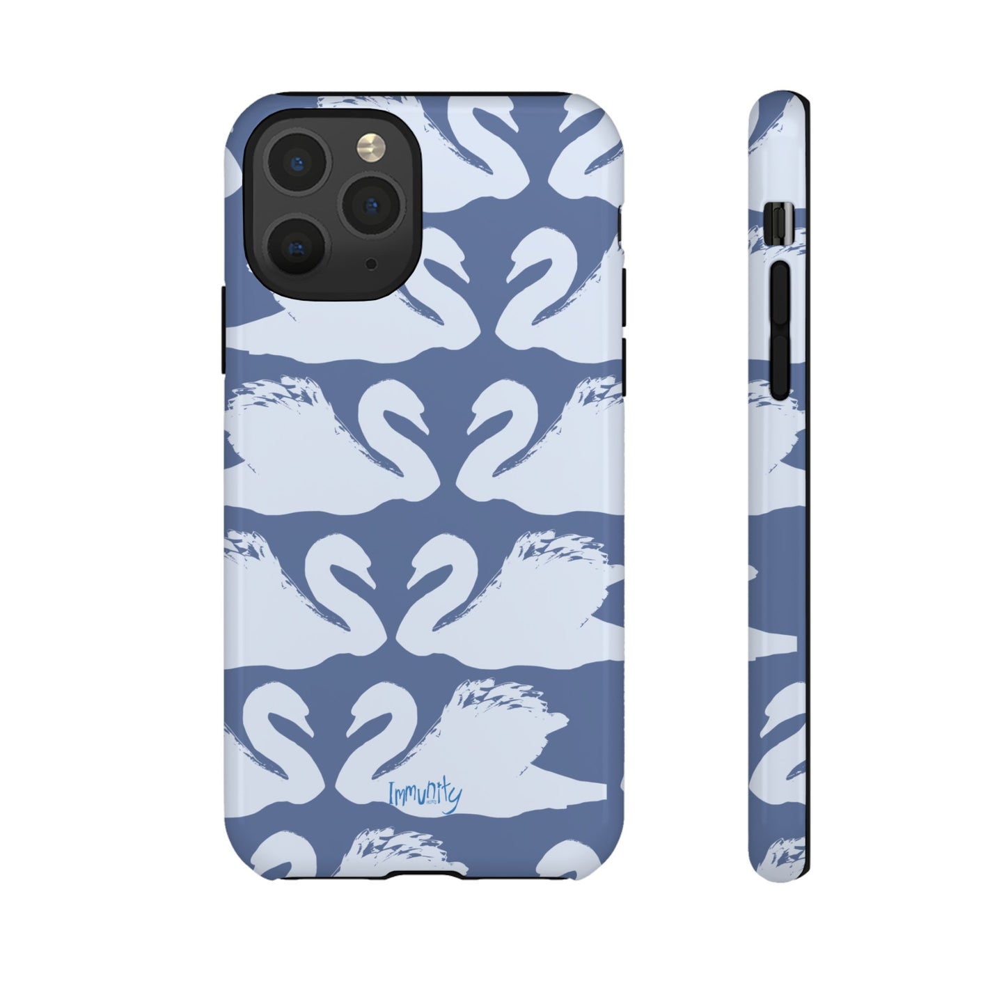 Swan Hearts Phone Case
