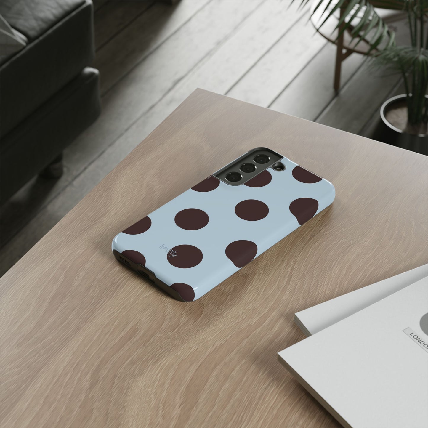 Brown Polka Dot Phone Case