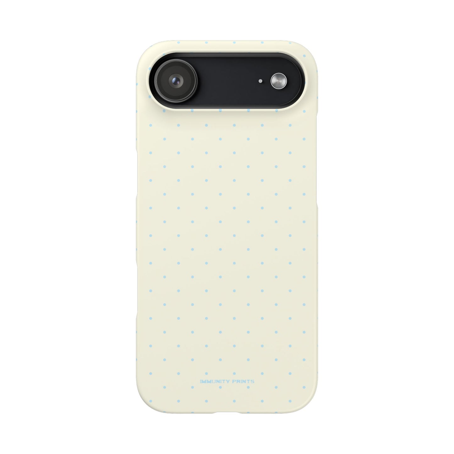 Mini Polka Dot (Blue) Snap Phone Case