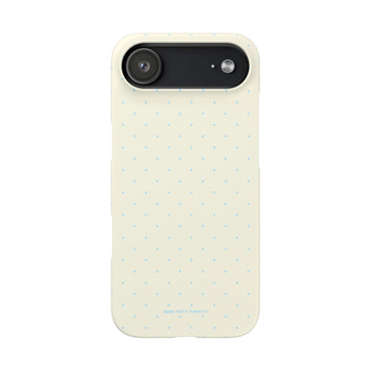Mini Polka Dot (Blue) Snap Phone Case