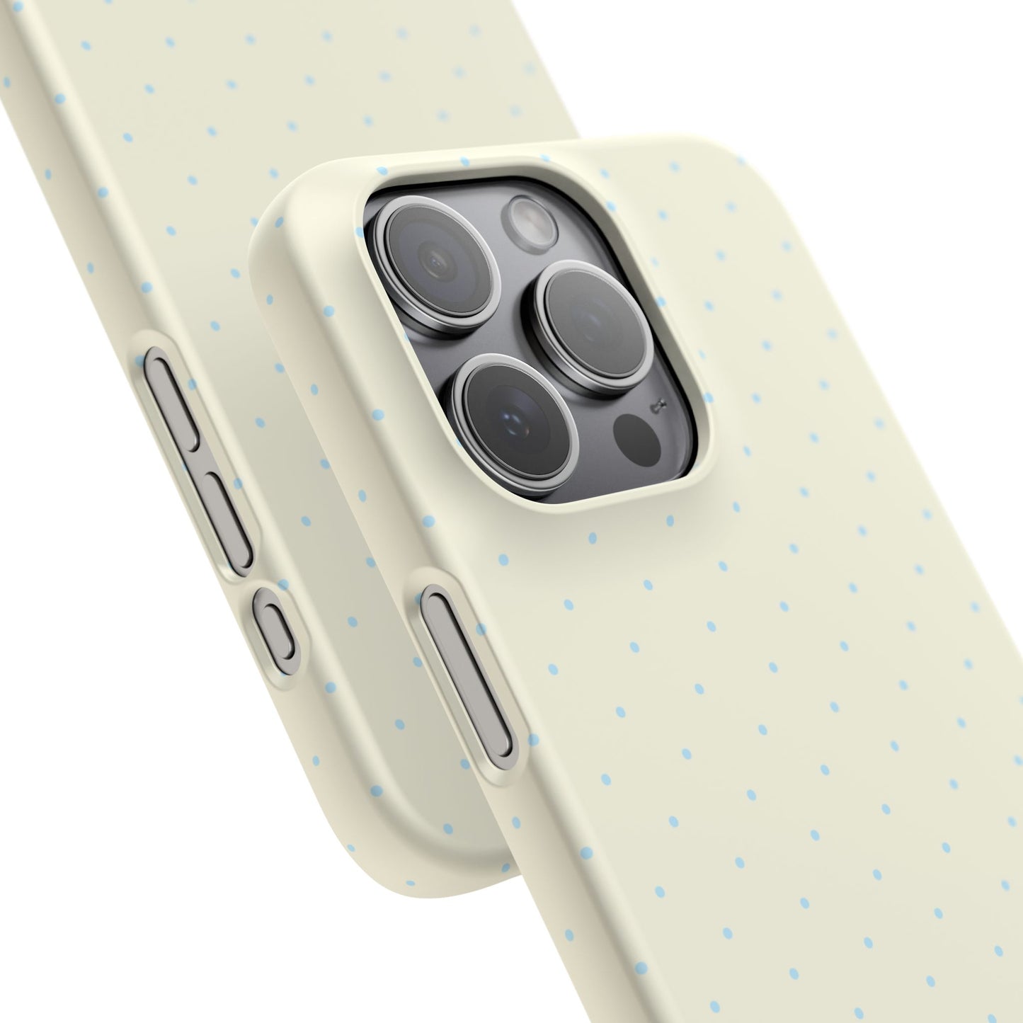 Mini Polka Dot (Blue) Snap Phone Case