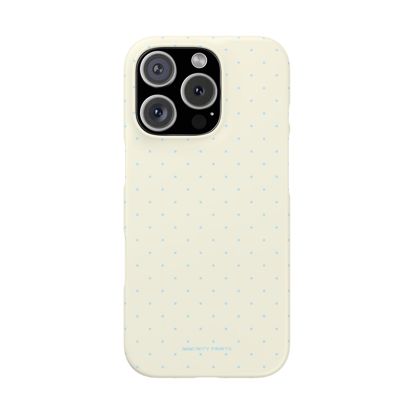 Mini Polka Dot (Blue) Snap Phone Case
