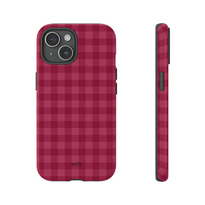 Pomegranate Gingam Phone Case