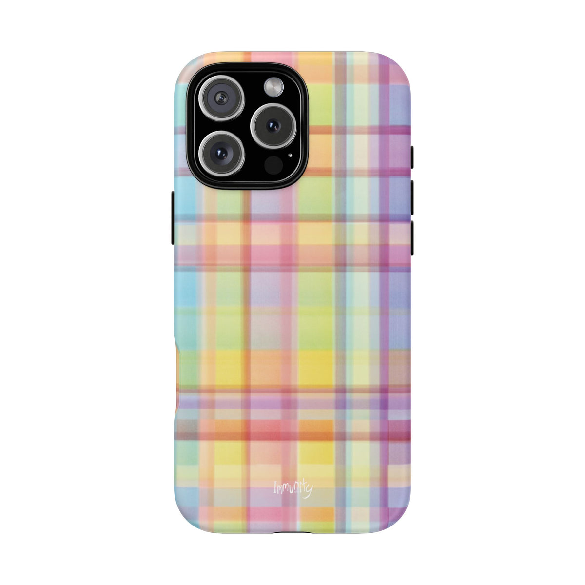 Rainbow Gingham Phone Case