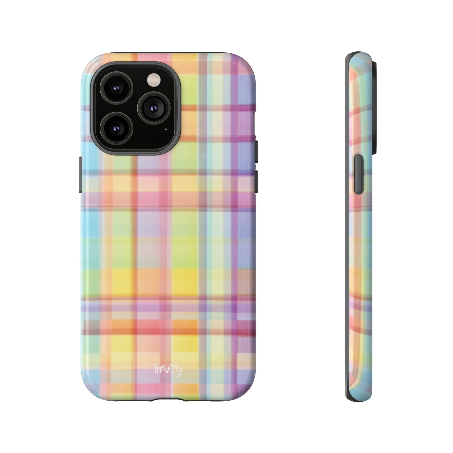Rainbow Gingham Phone Case