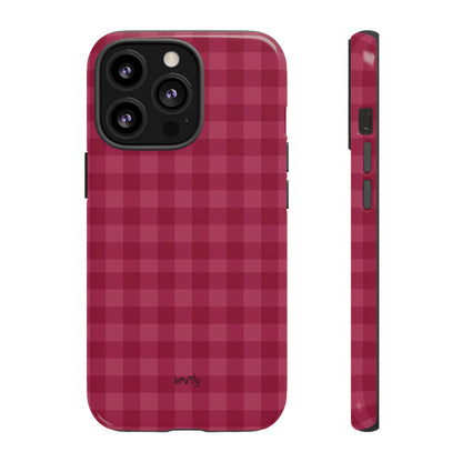 Pomegranate Gingam Phone Case