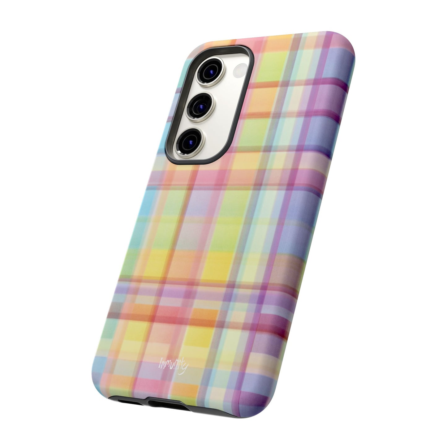 Rainbow Gingham Phone Case