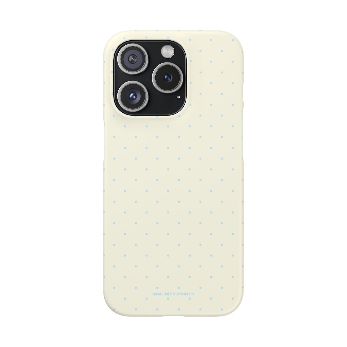 Mini Polka Dot (Blue) Snap Phone Case