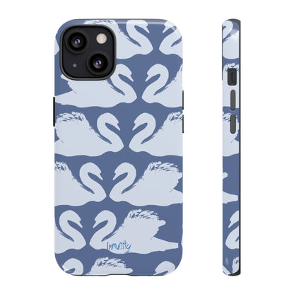 Swan Hearts Phone Case