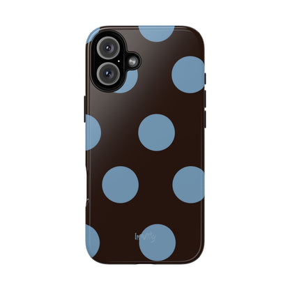 Big Blue Polka Dot Phone Case