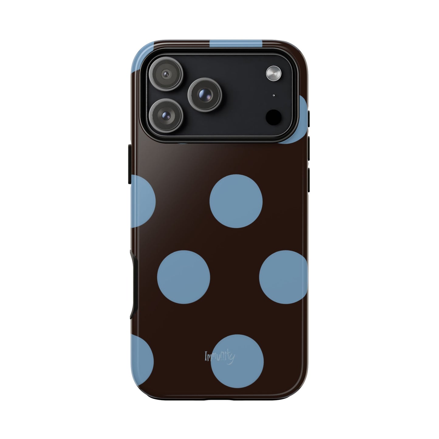 Big Blue Polka Dot Phone Case