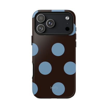 Big Blue Polka Dot Phone Case