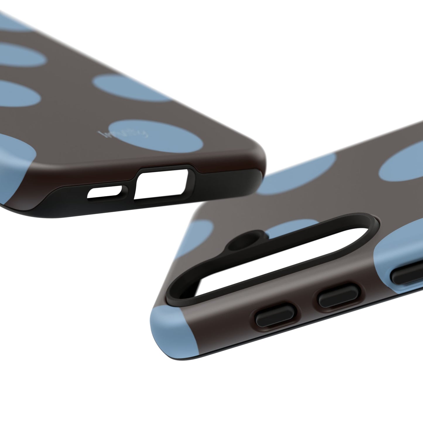 Big Blue Polka Dot Phone Case