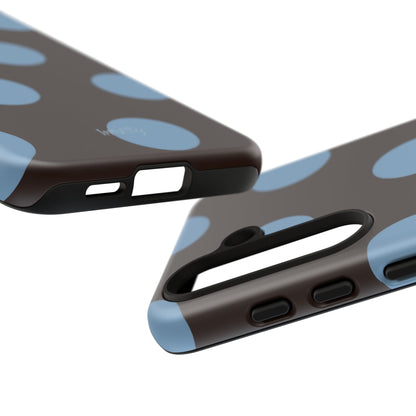 Big Blue Polka Dot Phone Case