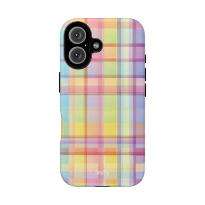 Rainbow Gingham Phone Case