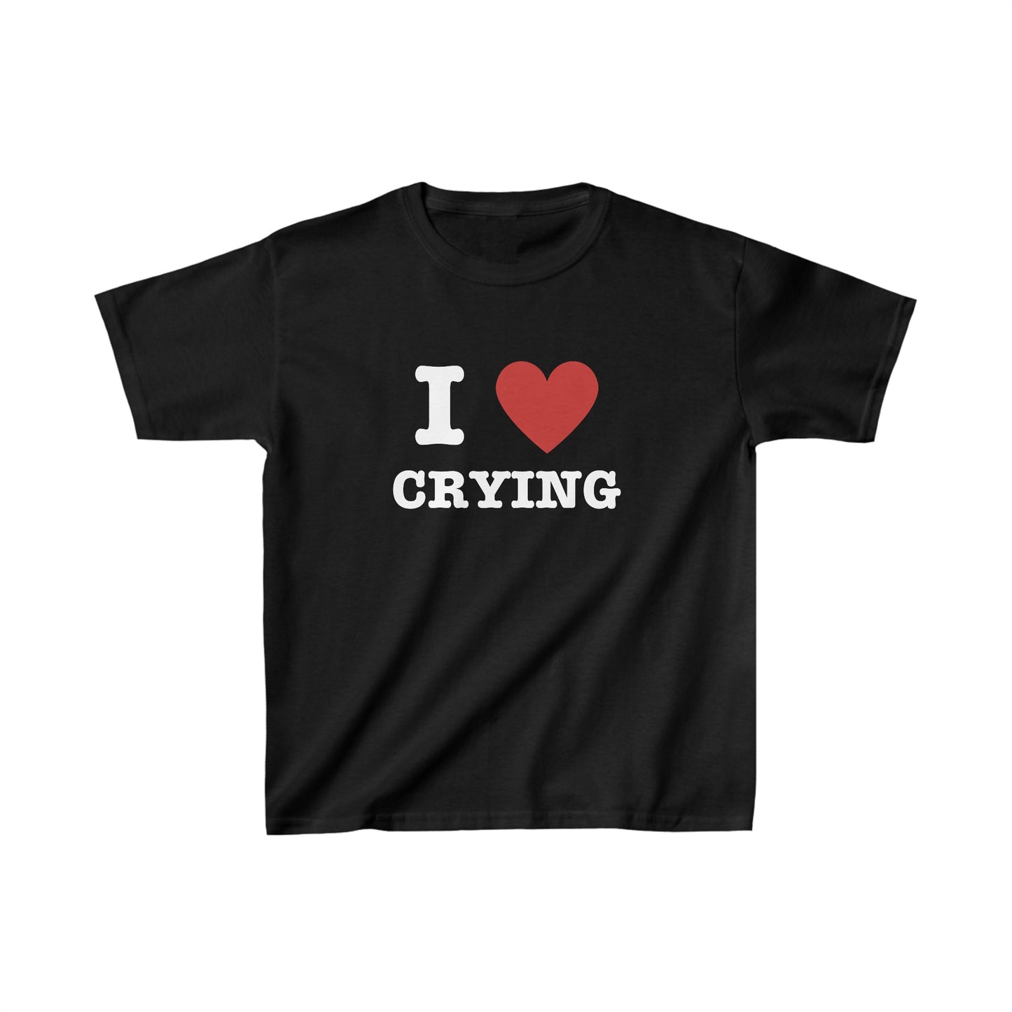 I Heart Crying Boxy Tee