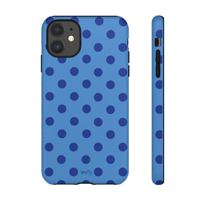 Blue Polka Dot Phone Case