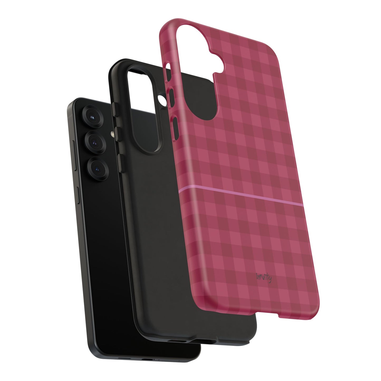 Pomegranate Gingam Phone Case