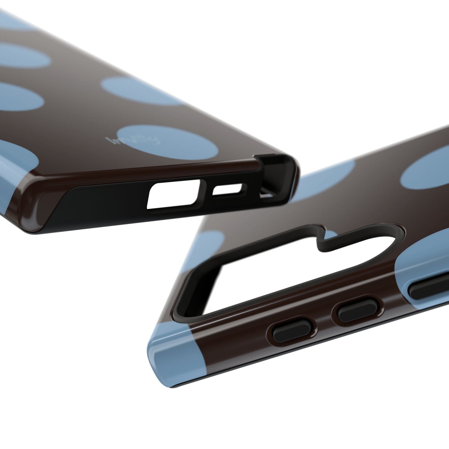 Big Blue Polka Dot Phone Case
