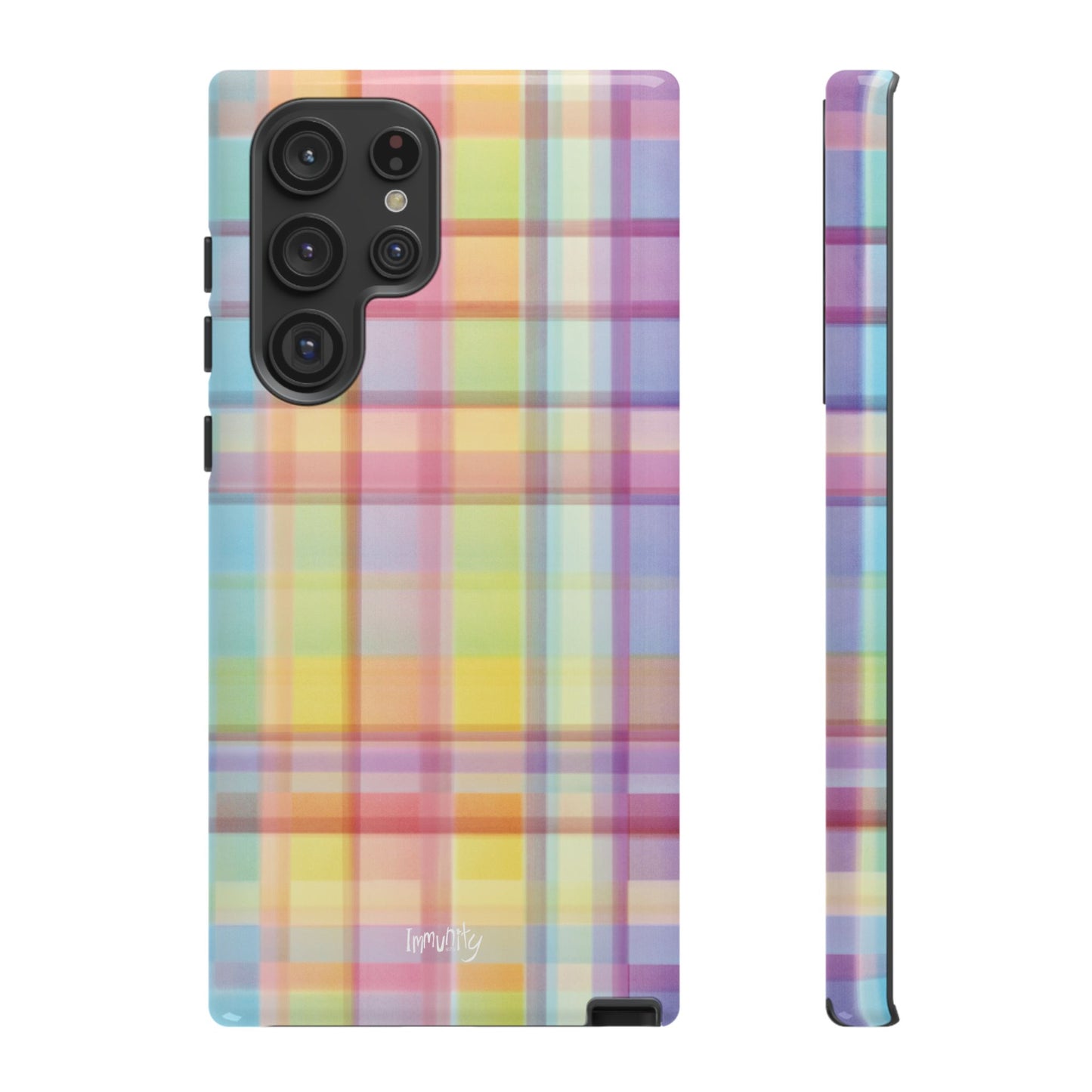 Rainbow Gingham Phone Case