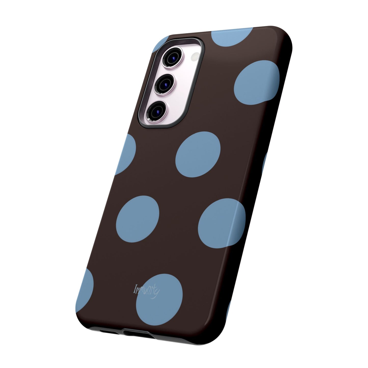 Big Blue Polka Dot Phone Case