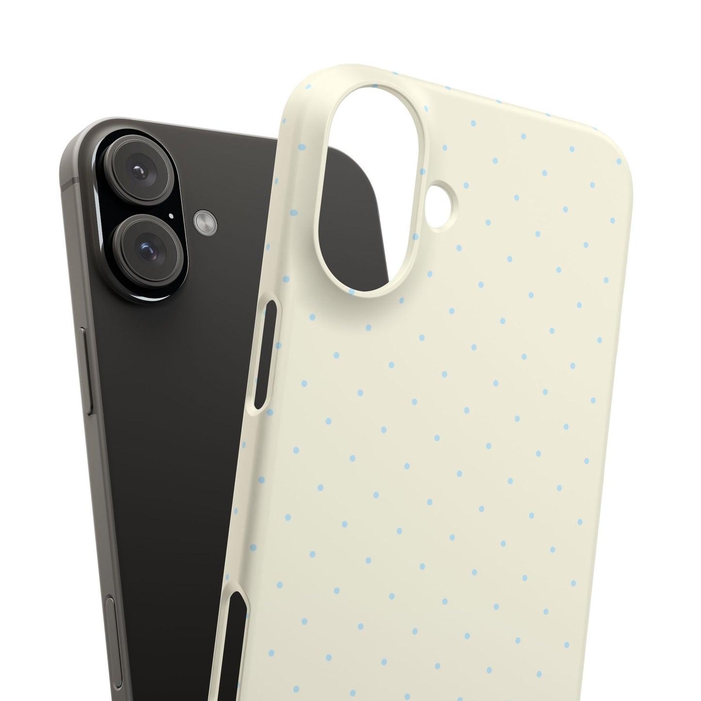 Mini Polka Dot (Blue) Snap Phone Case