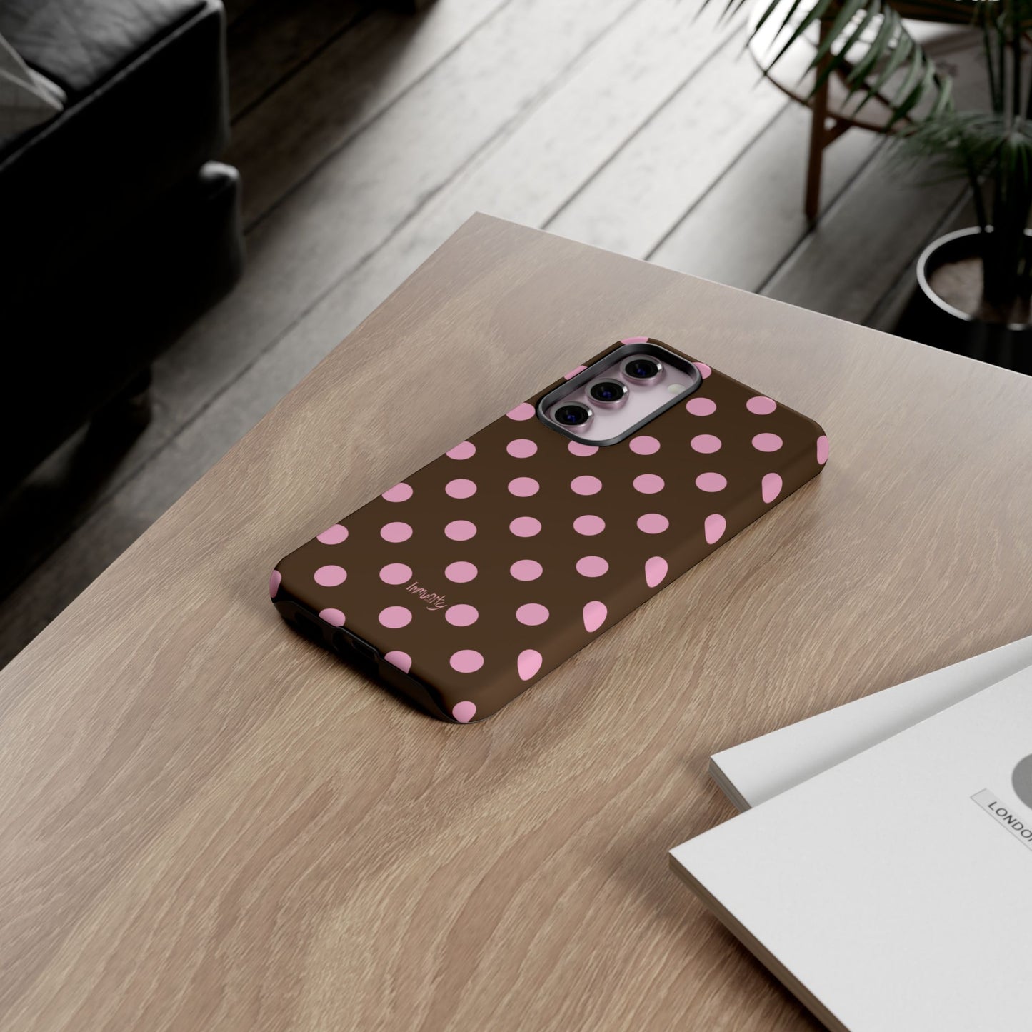 Pink Polka Dot Phone Case