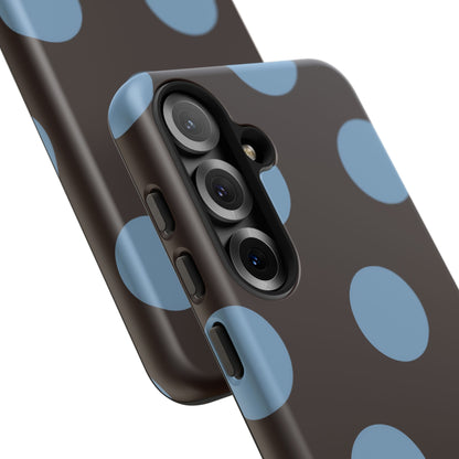 Big Blue Polka Dot Phone Case