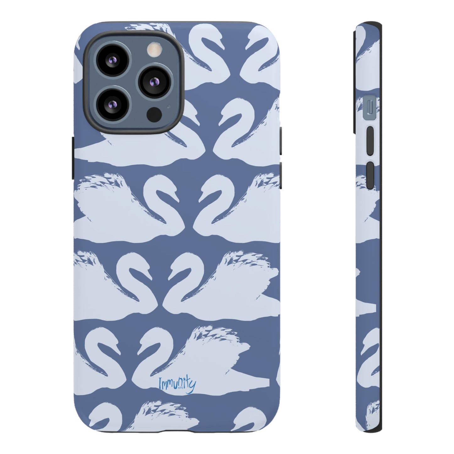 Swan Hearts Phone Case