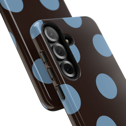 Big Blue Polka Dot Phone Case