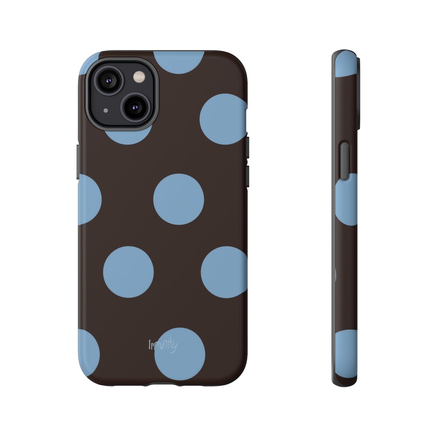 Big Blue Polka Dot Phone Case
