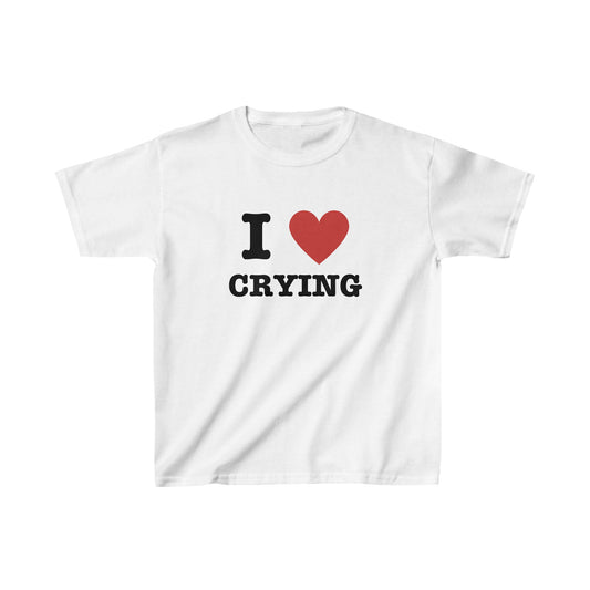 I Heart Crying Boxy Tee