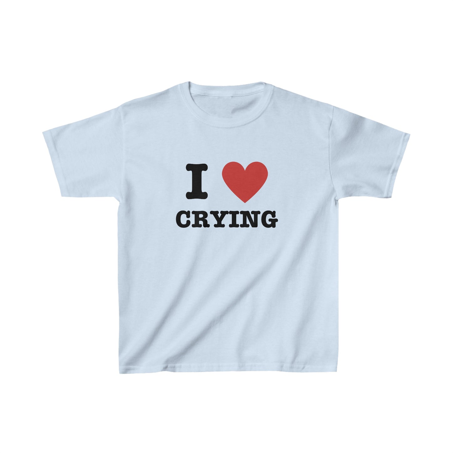 I Heart Crying Boxy Tee