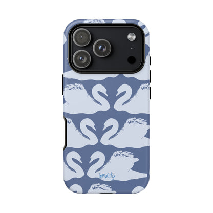 Swan Hearts Phone Case