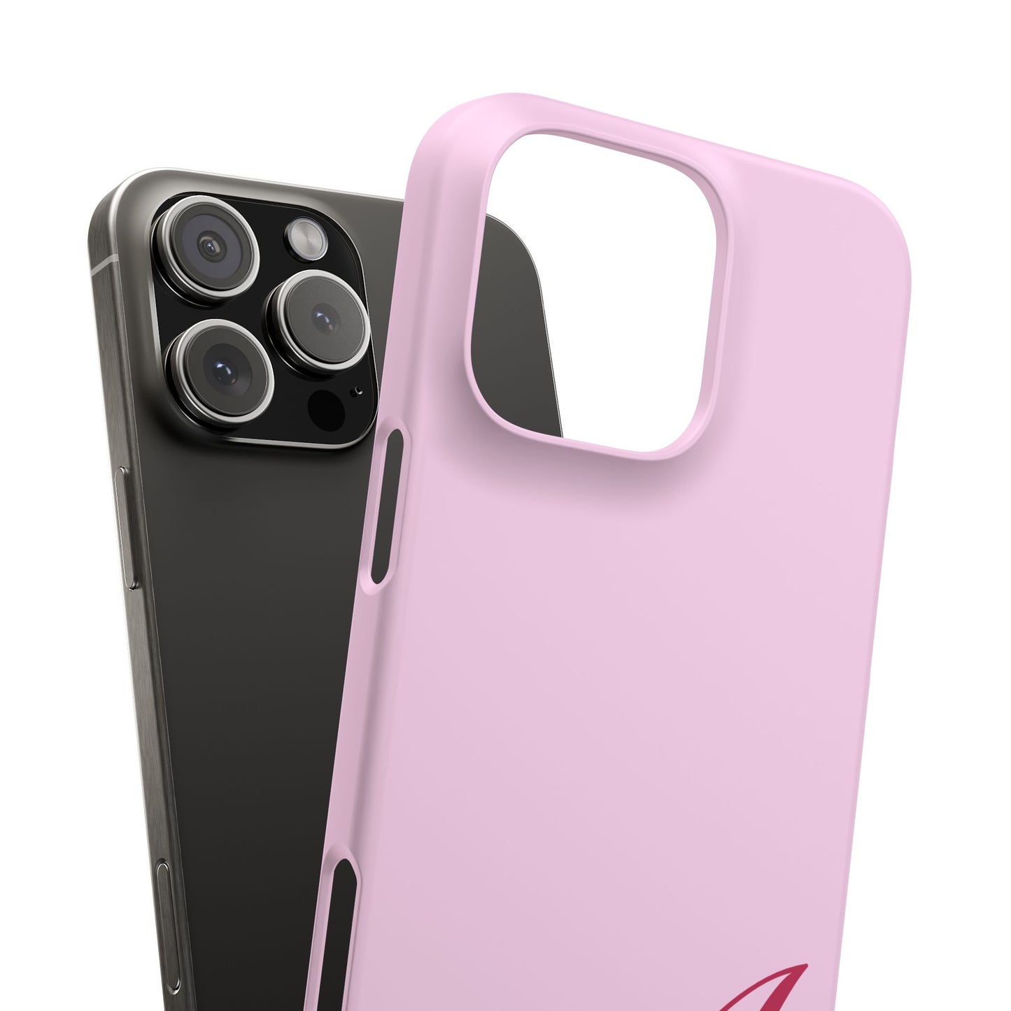Initial (Pink) Snap Phone Case