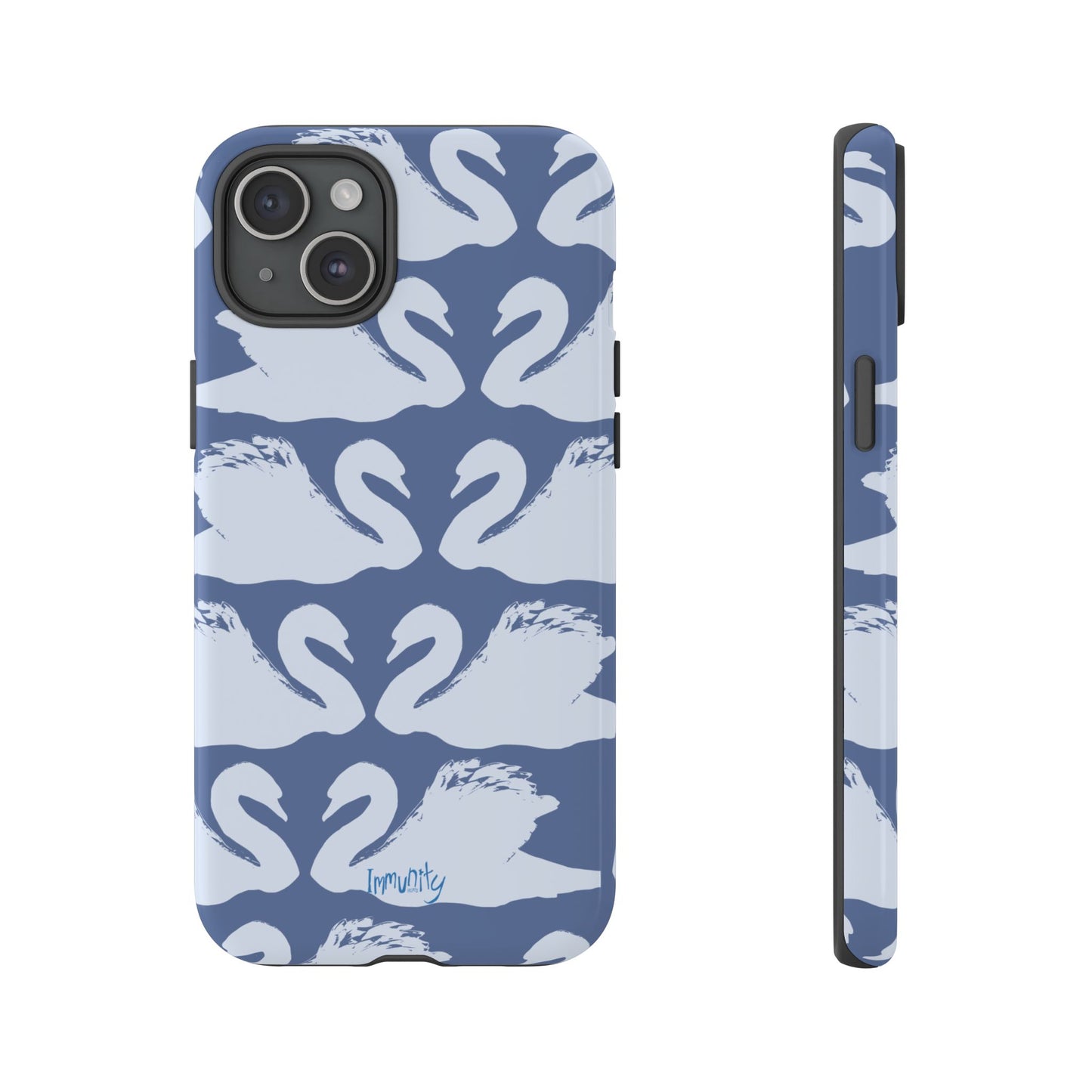 Swan Hearts Phone Case