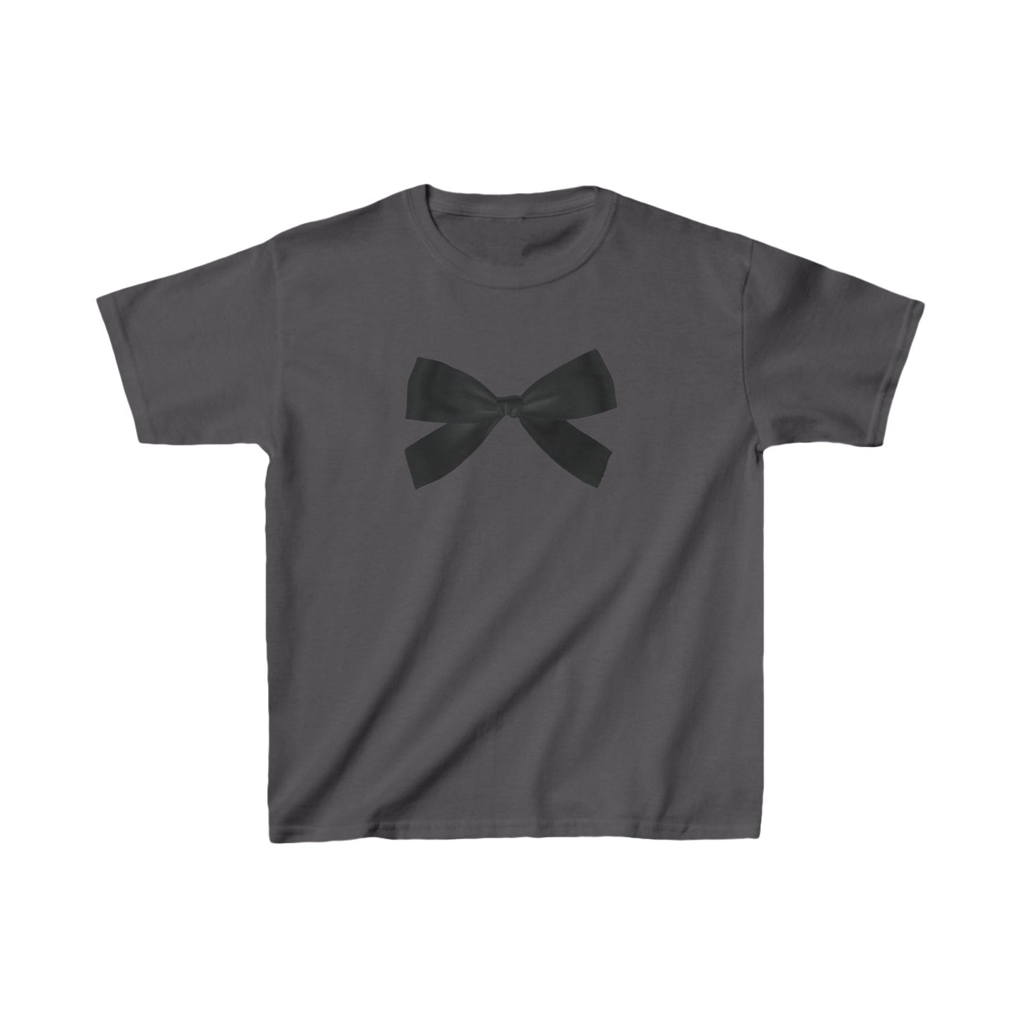 Black Bow Boxy Tee