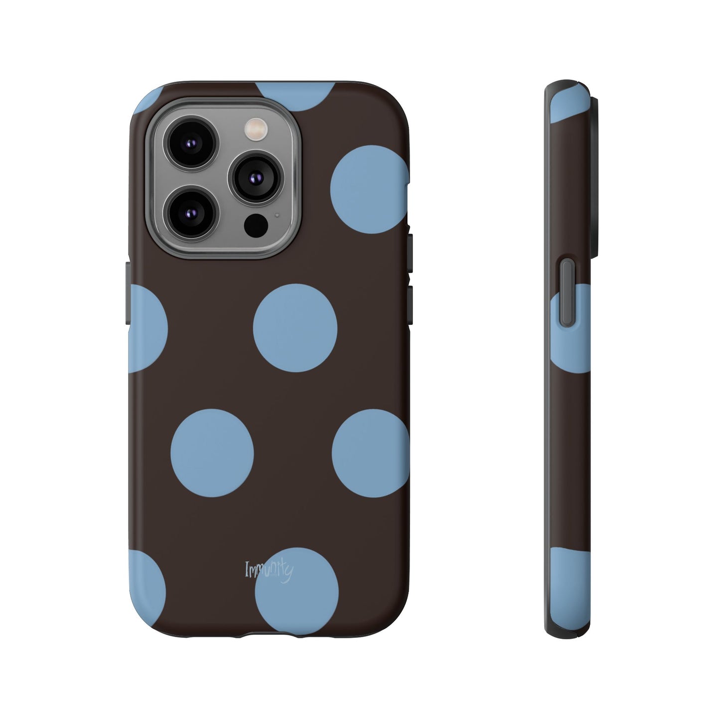 Big Blue Polka Dot Phone Case