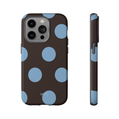 Big Blue Polka Dot Phone Case