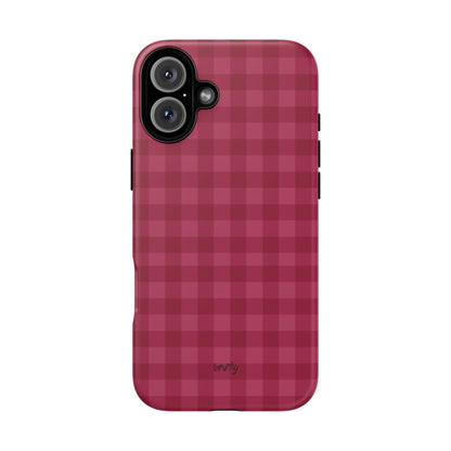 Pomegranate Gingam Phone Case