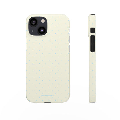 Mini Polka Dot (Blue) Snap Phone Case