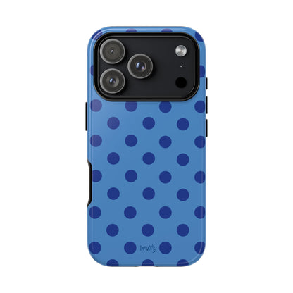 Blue Polka Dot Phone Case