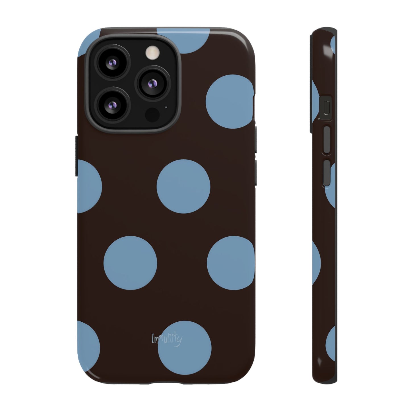 Big Blue Polka Dot Phone Case