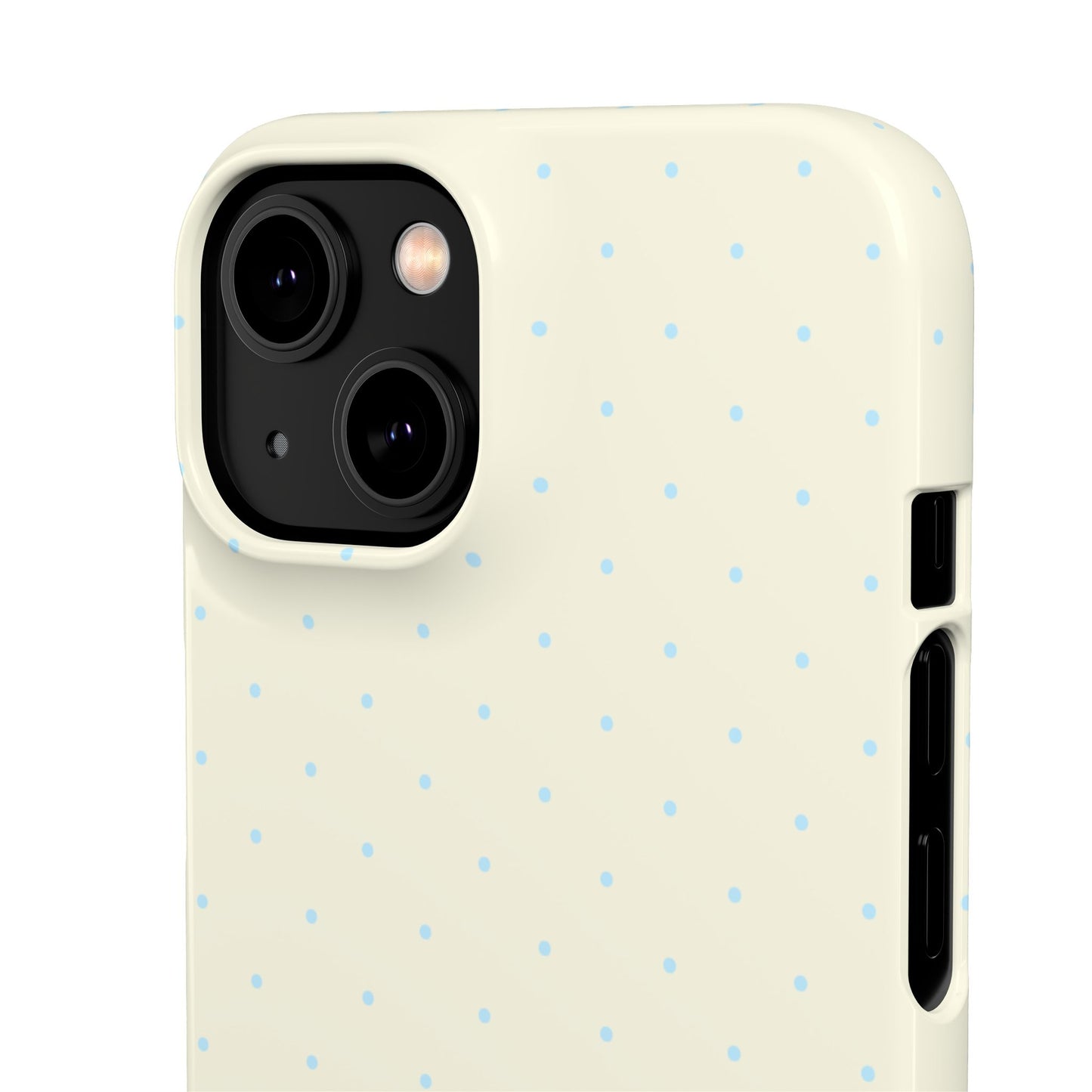 Mini Polka Dot (Blue) Snap Phone Case