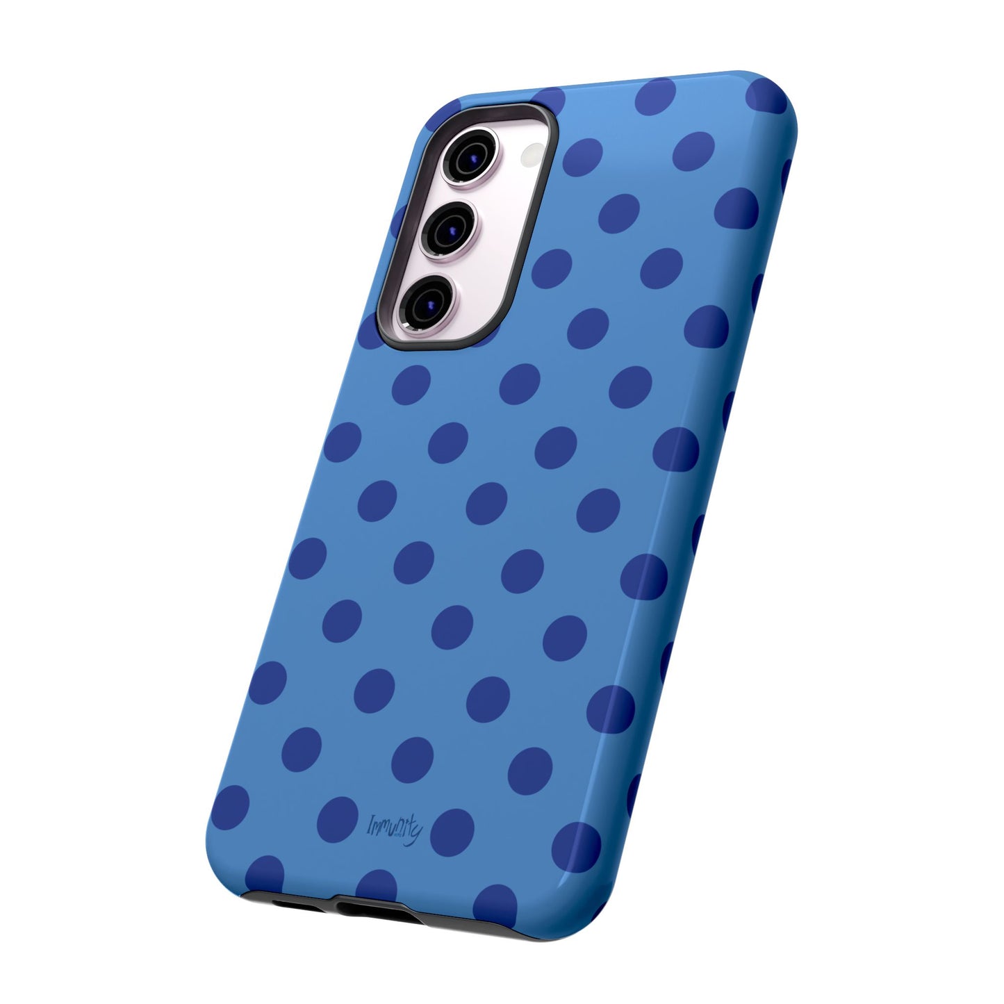 Blue Polka Dot Phone Case